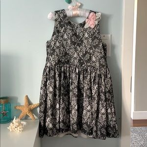 Girl’s Black lace party dress. Size 6